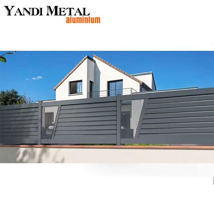 Puerta de aluminio moderna automática exterior eléctrica automática diseño moderno puerta corredera de aluminio impermeable
