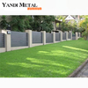 Paneles de valla de jardín con rejilla de aluminio, diseñados para profesionales privados, valla de listones moderna de metal, valla horizontal de alta resistencia