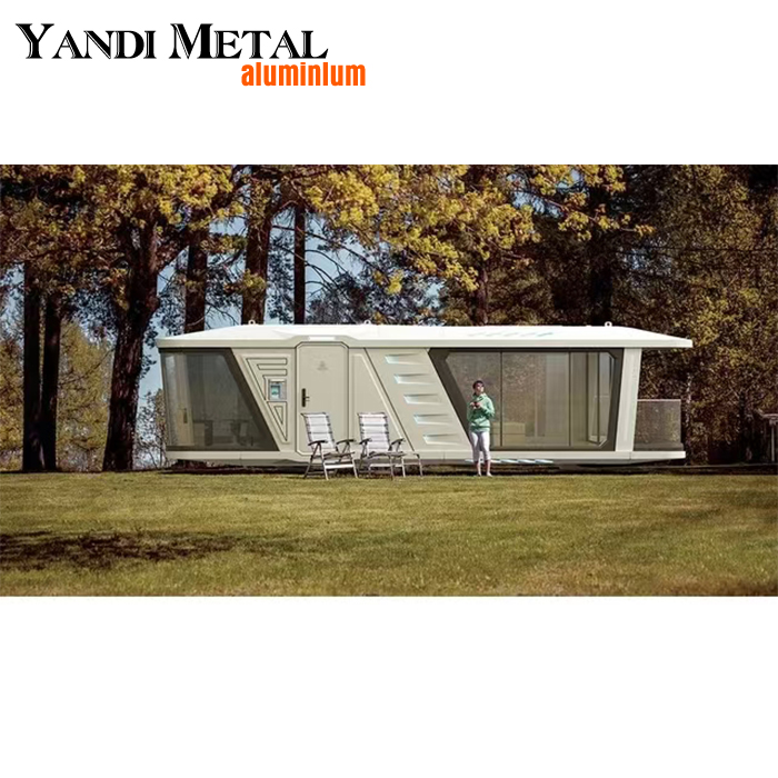 Diseño de habitación contenedor de manzana prefabricada de cabina cápsula, adecuado para casa prefabricada de vacaciones de viaje