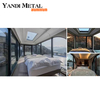 Ofertas de precios Vivienda transportable personalizada Estructura de acero prefabricada habitaciones modernas de cápsula espacial de hotel de lujo