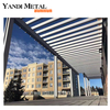Pérgola con techo de rejilla personalizada, dosel para jardín, pérgola para exteriores, pérgola eléctrica de aluminio