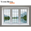 Casa de estilo moderno Ventanas Ventana corrediza de aluminio de diseño simple con doble acristalamiento