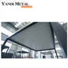 3×3 3×4 4×6 4×8 Pabellón de aluminio exterior impermeable moderno Pabellón bioclimático con techo de rejilla ajustable eléctrico