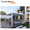 Pérgola bioclimática impermeable moderna del sistema 3×3 3×4 4×6 pérgola eléctrica de aluminio al aire libre del tejado de la persiana